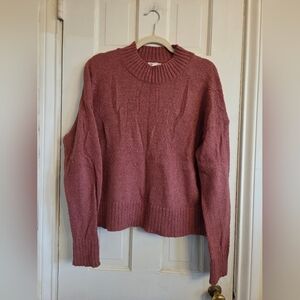 Melrose and Market Dusty Rose Turtleneck Sweater